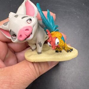 Disney Moana Pua‎ Pig & Hei Hei Rooster Figurine